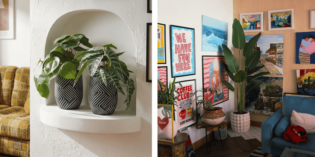 How to Style Artificial Plants in a Living Room