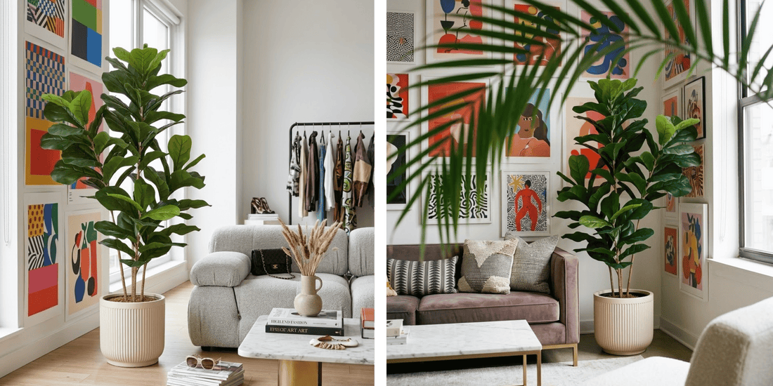 Artificial Fiddle Leaf Fig Styling Guide: Size, Placement & Room Ideas